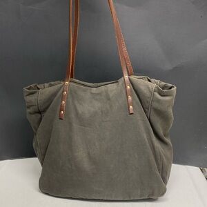 J Crew Shoulder Bag Fabric Tote